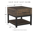 Johurst - Rectangular End Table