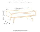Kisper - Rectangular Cocktail Table