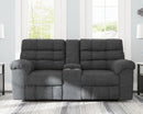 Wilhurst - Double Rec Loveseat W/console