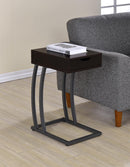 Industrial Cappuccino Accent Table