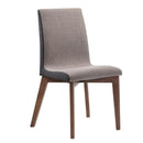 Redbridge Mid-Century Modern Natural Walnut Dining Chair
