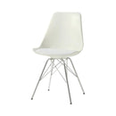 Lowry Contemporary White Dining Chair