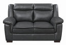 Arabella Contemporary Grey Loveseat