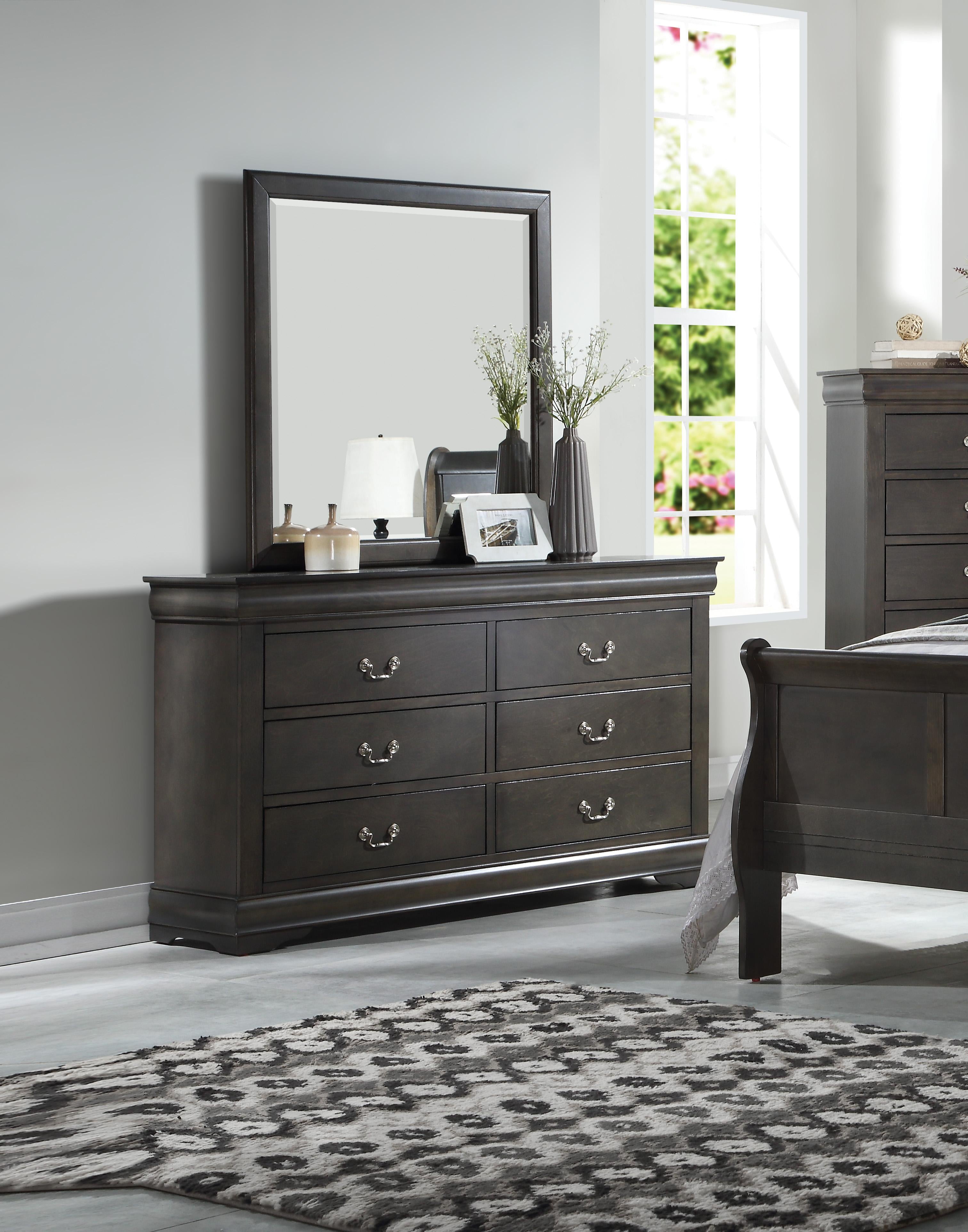 Louis Philippe Dark Gray Dresser Louis Philippe Dark Gray Dresser
