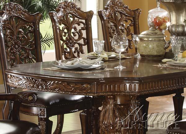 Chairs Vendome Dining Table Cherry Acme Vendome Dining Set Vendome