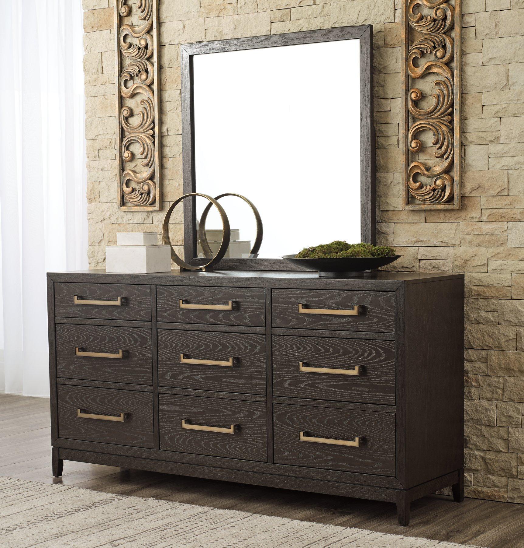 Burkhaus Dresser and Mirror Burkhaus Dresser and Mirror