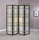 Transitional Black Folding Screen image