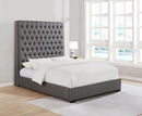 Camille Grey Upholstered Queen Bed image