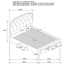 Marianna Panel Platform Storage Bed