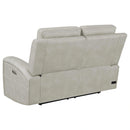 Brickston Triple Power Reclining Loveseat