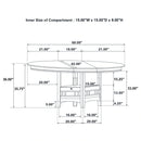 Lavon Counter Height Extension Dining Table