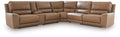 DeepWakes Reclining Sectional with Storage Console