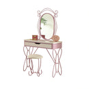 Priya II White & Light Purple Vanity Set