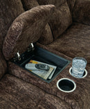 Soundwave Reclining Loveseat with Console