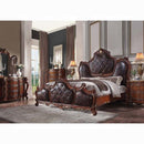 Picardy PU & Cherry Oak California King Bed