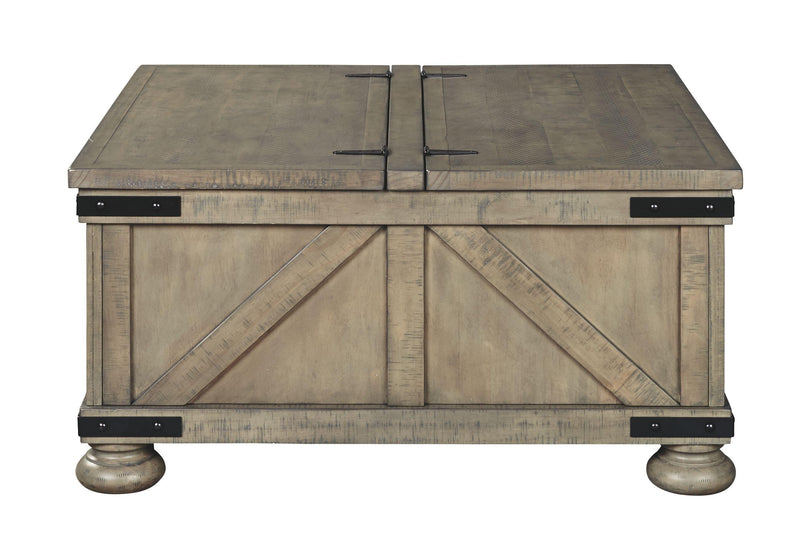 Aldwin - Cocktail Table With Storage - Square