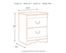 Anarasia - Two Drawer Night Stand