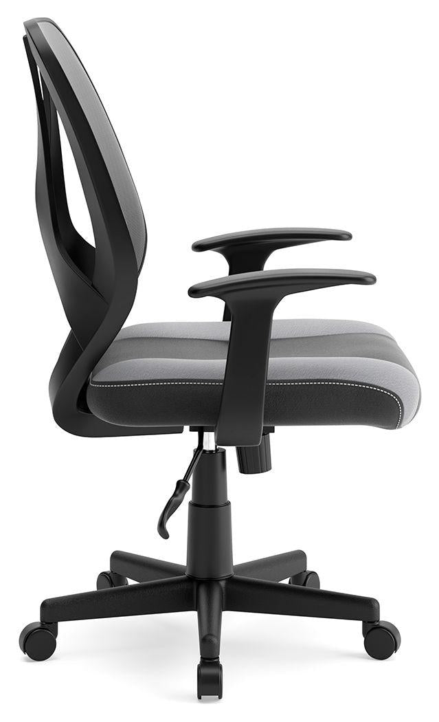 Beauenali - Home Office Swivel Desk Chair - Black Back