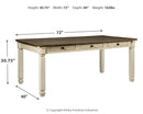Bolanburg - Rectangular Dining Room Table