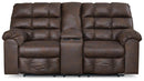 Derwin Reclining Loveseat with Console