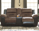 Earhart - Dbl Rec Loveseat W/console
