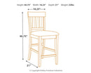 Haddigan - Upholstered Barstool (2/cn)