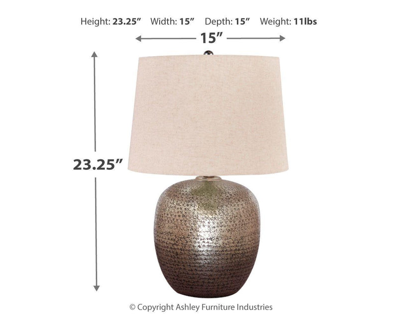 Magalie - Metal Table Lamp (1/cn)
