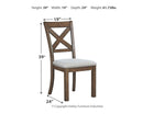 Moriville - Dining Uph Side Chair (2/cn)