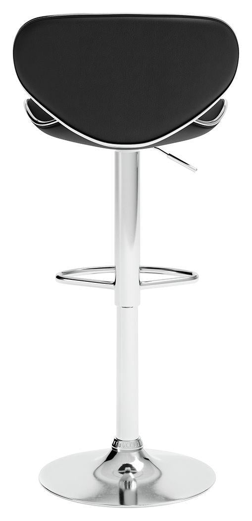 Pollzen - Tall Uph Swivel Barstool(2/cn), Sleek Appeal