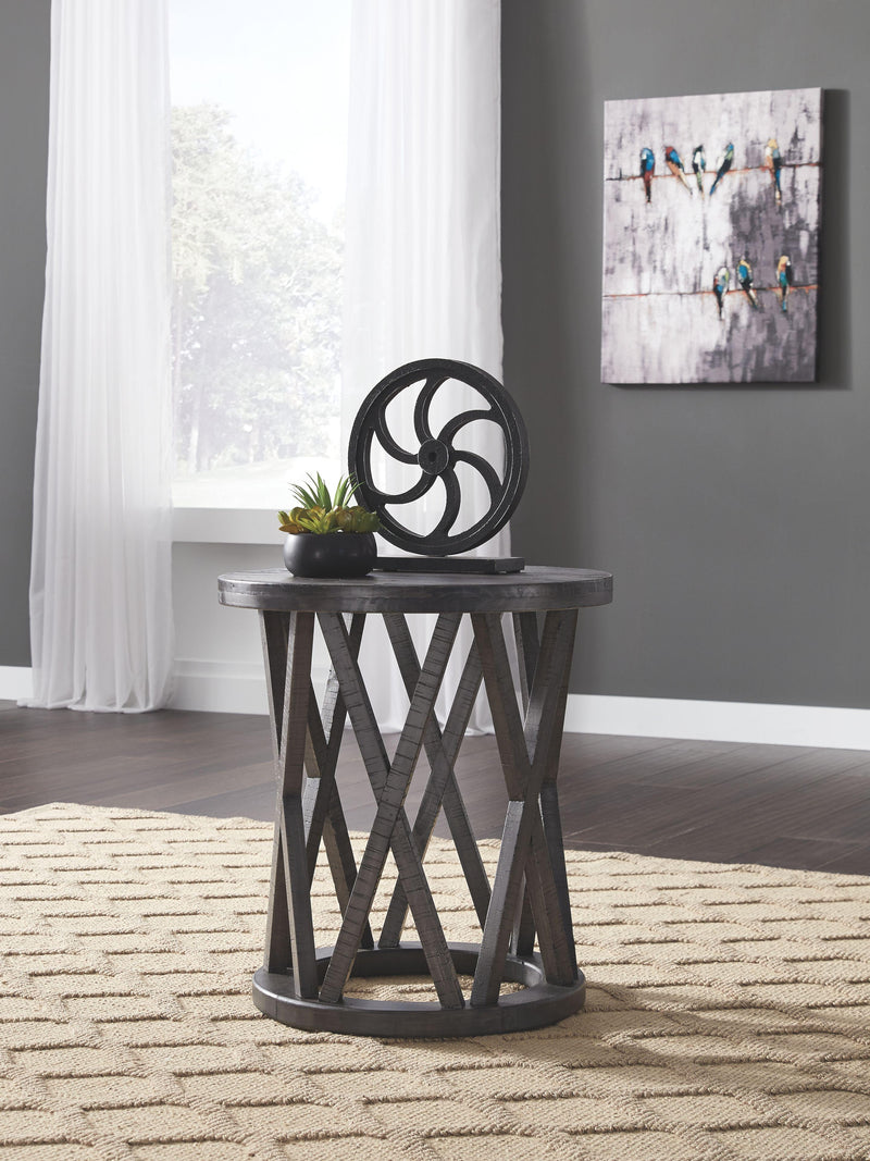 Sharzane - Round End Table