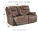Wurstrow - Pwr Rec Loveseat/con/adj Hdrst