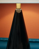 Ackson Black/Brass Finish Table Lamp (Set of 2)