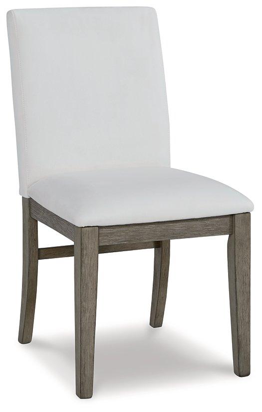 Anibecca Gray/Off White Dining Chair