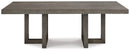 Anibecca Gray Dining Table