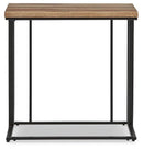Bellwick Natural/Black Chairside End Table