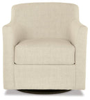 Bradney Linen Swivel Accent Chair