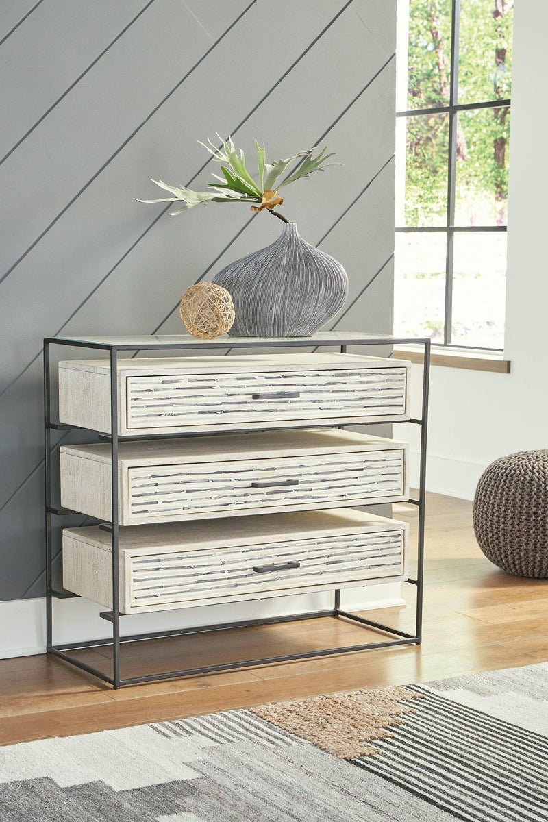 cream and black dresser Black and cream dresser