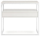 Deznee White Credenza