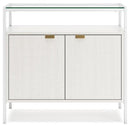 Deznee White Small Bookcase