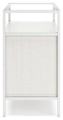 Deznee White Small Bookcase