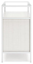 Deznee White Small Bookcase