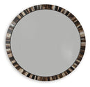 Ellford Black/Brown/Cream Accent Mirror