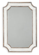 Howston Antique White Accent Mirror