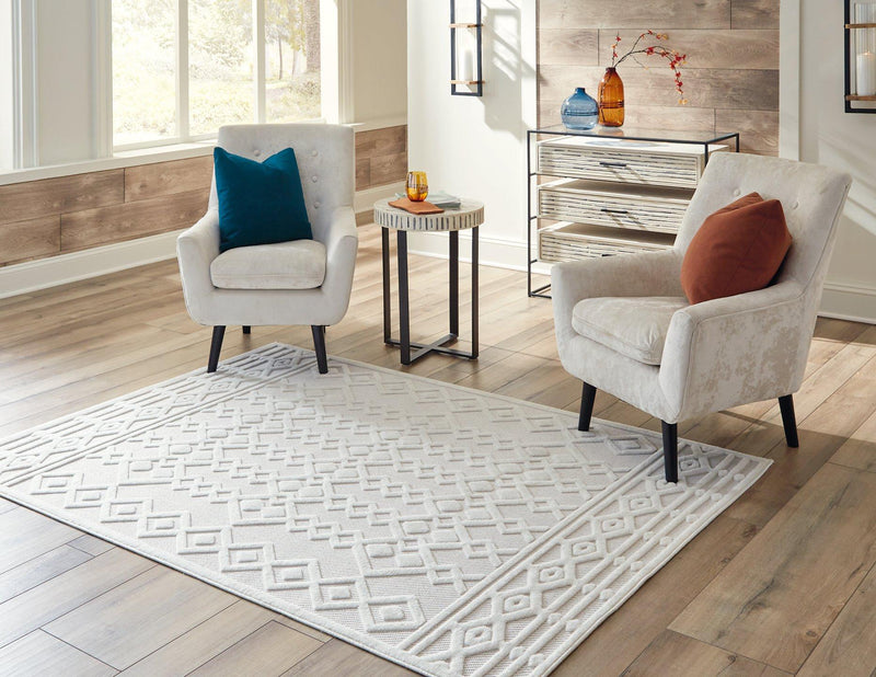 Larkton Cream 5'3" x 7' Rug