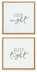 Olymiana White/Black Wall Art (Set of 2)
