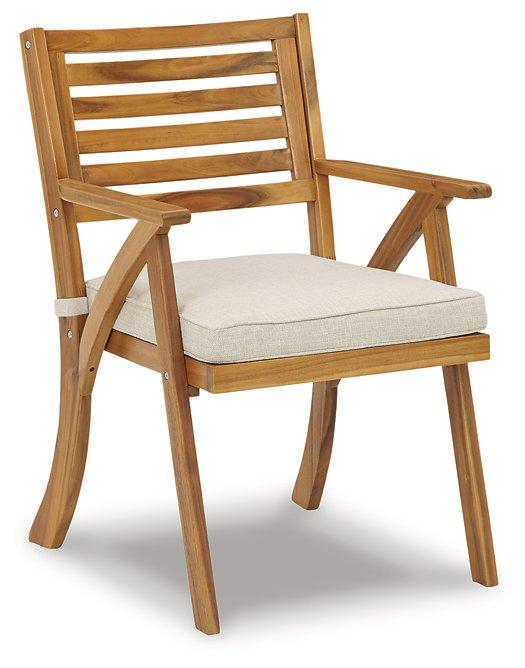 Vallerie Brown Outdoor Chairs with Table Set (Set of 3)