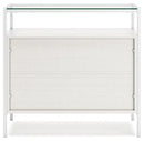 Deznee White Small Bookcase