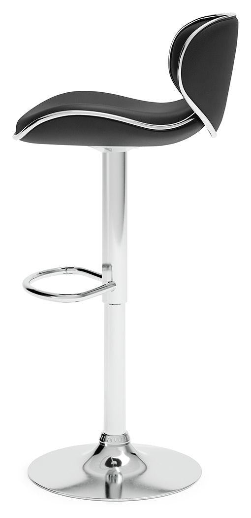 Pollzen - Tall Uph Swivel Barstool(2/cn), Sleek Appeal