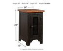 Valebeck - Chair Side End Table