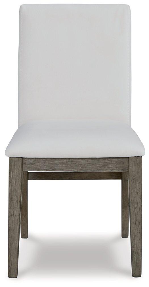 Anibecca Gray/Off White Dining Chair